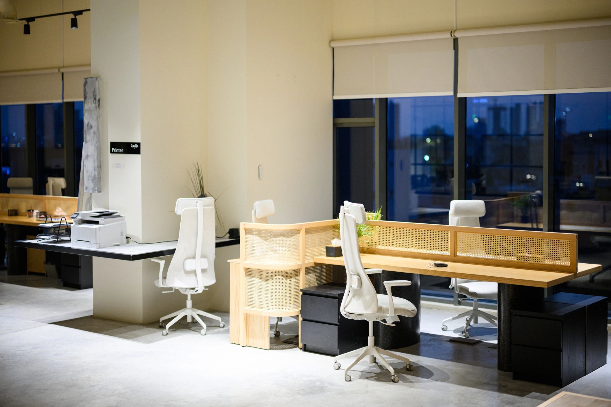 Modern corporate office interior